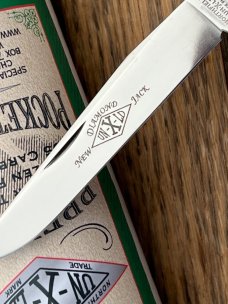 GEC NORTHFIELD DIAMOND JACK 488117 ANTIQUE AMBER JIGGED BONE SFO CHARLIE CAMPAGNA