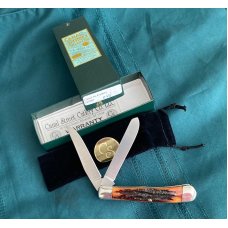 Canal Street Cutlery Red Stag Moonpie Trapper NOS Canal Street Cutlery Red Stag Moonpie Trapper NOS