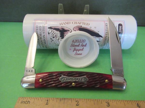 Great Eastern 2020 Tidioute Blood Red Bone Easy Pocket Congress Pattern # 620220