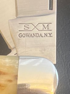 Schatt & Morgan Gowanda New York The Heritage Series 376 Bone Handlr With 3 Blades New In Box