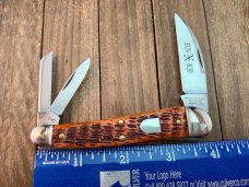 Great Eastern Cutlery English Whittler 38 Burnt Orange Jigged Bone 2021 Great Eastern Cutlery English Whittler 38 Burnt Orange Jigged Bone 2021