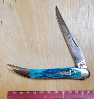*RARE!!* CASE XX Texas Toothpick ~ LTD. EDITION ~ 1 of 2500 ~ Mediterranean Blue ~ 2002 
