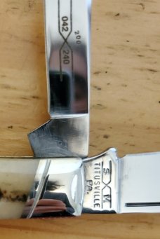 *RARE!!* SCHATT and MORGAN Large Gunstock ~ Stag Bone ~ 1 of 600 ~ 2001 *RARE!!* SCHATT and MORGAN Large Gunstock ~ Stag Bone ~ 1 of 600 ~ 2001