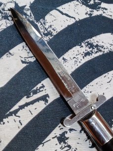 8 3/4" Very rare Dark Brown Rizzuto Estileto Milano 8 3/4" Very rare Dark Brown Rizzuto Estileto Milano