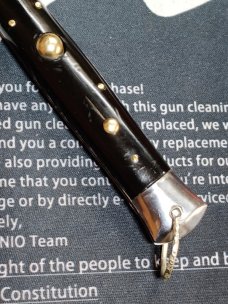 8 3/4" Very rare Dark Brown Rizzuto Estileto Milano 8 3/4" Very rare Dark Brown Rizzuto Estileto Milano