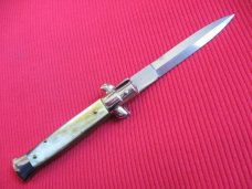 NEW ARMANDO BELTRAME 8" BLONDE HORN DAGGER BLADE ITALIAN STILETTO Knife NEW ARMANDO BELTRAME 8" BLONDE HORN DAGGER BLADE ITALIAN STILETTO Knife
