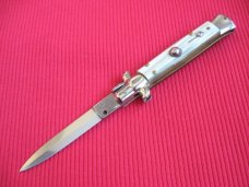 NEW ARMANDO BELTRAME 8" BLONDE HORN DAGGER BLADE ITALIAN STILETTO Knife NEW ARMANDO BELTRAME 8" BLONDE HORN DAGGER BLADE ITALIAN STILETTO Knife