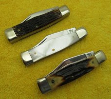 KA-BAR Set. Gunstock Triplets Limited Edition 1981. ............................................(R3) KA-BAR Set. Gunstock Triplets Limited Edition 1981. ............................................(R3)