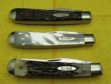 KA-BAR Set. Trapper Triplets Limited Edition 1981. .............................................(R6)