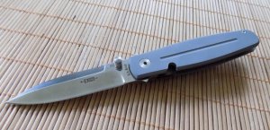Dozer Design-"KA-BAR” Knife Never used, titanium handles