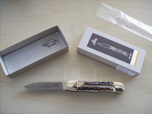 Hubertus Knife Rare NRA "Limited Edition" Large Size 11 Stag