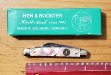 *RARE!!* HEN and ROOSTER ~ 4 Small Blade Congress ~ *Pink Ice* ~ 2001 *RARE!!* HEN and ROOSTER ~ 4 Small Blade Congress ~ *Pink Ice* ~ 2001