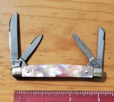 *RARE!!* HEN and ROOSTER ~ 4 Small Blade Congress ~ *Pink Ice* ~ 2001 *RARE!!* HEN and ROOSTER ~ 4 Small Blade Congress ~ *Pink Ice* ~ 2001