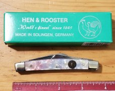 *RARE!!* HEN and ROOSTER ~Medium 4 Blade Congress ~ *Pink Ice* ~ 2000 MILLENNIUM EDITION *RARE!!* HEN and ROOSTER ~Medium 4 Blade Congress ~ *Pink Ice* ~ 2000 MILLENNIUM EDITION