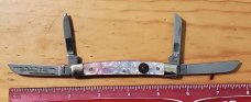 *RARE!!* HEN and ROOSTER ~Medium 4 Blade Congress ~ *Pink Ice* ~ 2000 MILLENNIUM EDITION *RARE!!* HEN and ROOSTER ~Medium 4 Blade Congress ~ *Pink Ice* ~ 2000 MILLENNIUM EDITION