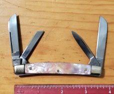 *RARE!!* HEN and ROOSTER ~Medium 4 Blade Congress ~ *Pink Ice* ~ 2000 MILLENNIUM EDITION *RARE!!* HEN and ROOSTER ~Medium 4 Blade Congress ~ *Pink Ice* ~ 2000 MILLENNIUM EDITION