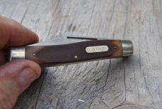 Schrade Old Timer 80T 3 Blade Stockman 3 7/8" Closed  Never Used Factory Edges Saw Cut Delrin