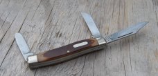 Schrade Old Timer 80T 3 Blade Stockman 3 7/8" Closed  Never Used Factory Edges Saw Cut Delrin