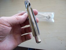 Renzo Beltrame 9 inch Honey Horn Stiletto Bayo Swivel Bolster Brand New Renzo Beltrame 9 inch Honey Horn Stiletto Bayo Swivel Bolster Brand New