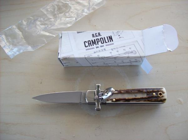 A. G. A. Campolin Dominus Lever Maltese Cross 6 Incher W/Genuine Stag/Antler NIB A. G. A. Campolin Dominus Lever Maltese Cross 6 Incher W/Genuine Stag/Antler NIB