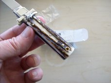 A. G. A. Campolin Dominus Lever Maltese Cross 6 Incher W/Genuine Stag/Antler NIB A. G. A. Campolin Dominus Lever Maltese Cross 6 Incher W/Genuine Stag/Antler NIB