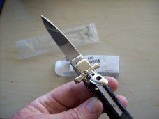 A. G. A. Campolin Dominus Lever Maltese Cross 6 Incher W/Brazilian Horn Handles NIB A. G. A. Campolin Dominus Lever Maltese Cross 6 Incher W/Brazilian Horn Handles NIB