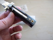 A. G. A. Campolin Dominus Lever Maltese Cross 6 Incher W/Brazilian Horn Handles NIB A. G. A. Campolin Dominus Lever Maltese Cross 6 Incher W/Brazilian Horn Handles NIB