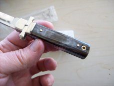 A. G. A. Campolin Dominus Lever Maltese Cross 6 Incher W/Brazilian Horn Handles NIB A. G. A. Campolin Dominus Lever Maltese Cross 6 Incher W/Brazilian Horn Handles NIB