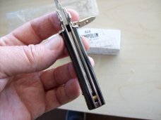 A. G. A. Campolin Dominus Lever Maltese Cross 6 Incher W/Brazilian Horn Handles NIB A. G. A. Campolin Dominus Lever Maltese Cross 6 Incher W/Brazilian Horn Handles NIB