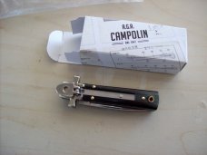 A. G. A. Campolin Dominus Lever Maltese Cross 6 Incher W/Brazilian Horn Handles NIB A. G. A. Campolin Dominus Lever Maltese Cross 6 Incher W/Brazilian Horn Handles NIB