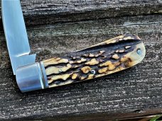 BILL BAKER SAMBAR STAG MODEL 1 FOLDER **EXTREMELY NICE** CPM 154 STEEL