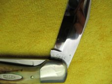 CASE 2 Blade Folding Hunter Knife. Sambar Stag Scales. ........................................(RCA)