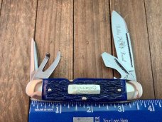 Bulldog Scout Knife Blue Lizard Skin Jigged Bone 2007 Bulldog Scout Knife Blue Lizard Skin Jigged Bone 2007