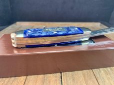 Bulldog Scout Knife Blue Lizard Skin Jigged Bone 2007 Bulldog Scout Knife Blue Lizard Skin Jigged Bone 2007