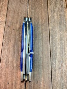Bulldog Scout Knife Blue Lizard Skin Jigged Bone 2007 Bulldog Scout Knife Blue Lizard Skin Jigged Bone 2007