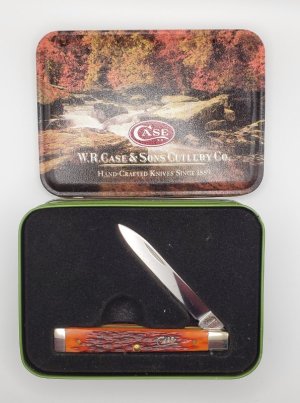 CASE XX Doctor's Knife ~ SILVER SCRIPT ~ Autumn Bone ~ 2002 ~ *Gift Tin* 