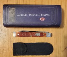 CASE BROTHERS Doctor's Knife ~ Chestnut Bone ~ 2003 ~ *Gift Tin & Leather Pouch* 6185 SS