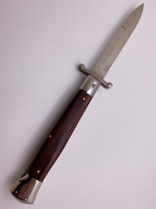 23cm / 9" Beltrame Make 90s NOS Bayonet Swing Guard Snakewood EX 23cm / 9" Beltrame Make 90s NOS Bayonet Swing Guard Snakewood EX