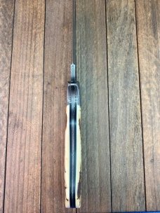 Barry Gallagher Custom Fixed Blade Mammoth Ivory Full Tapered Tang Damascus Barry Gallagher Custom Fixed Blade Mammoth Ivory Full Tapered Tang Damascus