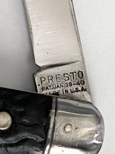 Presto (1929-56) Automatic Patent date 1/30/1940 Presto (1929-56) Automatic Patent date 1/30/1940
