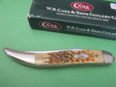 Case XX 2001 Burnt Antique Bone Texas Toothpick Pattern # 610094 SS Case XX 2001 Burnt Antique Bone Texas Toothpick Pattern # 610094 SS