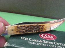 Case XX 2001 Burnt Antique Bone Texas Toothpick Pattern # 610094 SS Case XX 2001 Burnt Antique Bone Texas Toothpick Pattern # 610094 SS
