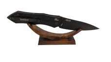Kershaw 7800BLK Launch 6 AUTO Folding Knife 3.75" CPM-154 Black DLC Blade, Aluminum Handles
