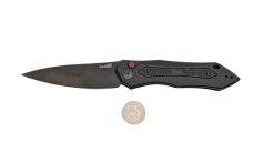 Kershaw 7800BLK Launch 6 AUTO Folding Knife 3.75" CPM-154 Black DLC Blade, Aluminum Handles