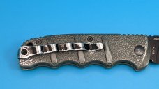 BOKER GREY MINI KALASHNIKOV AUTO KNIFE, AUS-8 BLACK COMBO BLADE