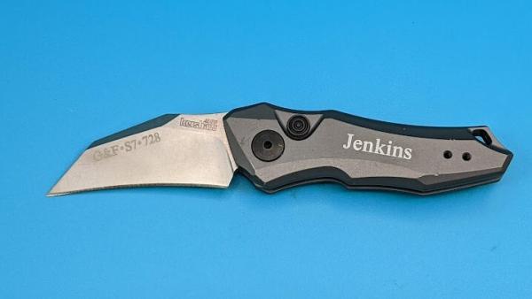 Kershaw Launch 10 Automatic Knife Gray (1.9" Stonewash) 7350