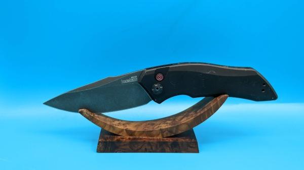 Kershaw Launch 1 Automatic Knife Black Aluminum (3.4" BlackWash) 7100BW Kershaw Launch 1 Automatic Knife Black Aluminum (3.4" BlackWash) 7100BW