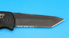 SOG-TAC Tanto Automatic Knife Black Aluminum (3.5" Black Serr) ST-04 SOG-TAC Tanto Automatic Knife Black Aluminum (3.5" Black Serr) ST-04