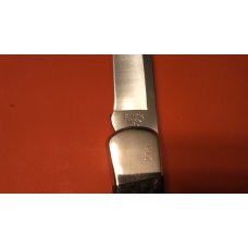 Buck 110 Folding Hunter, Nickel Silver Bolsters, Basketweave Scales Buck 110 Folding Hunter, Nickel Silver Bolsters, Basketweave Scales