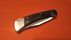 Buck 110 Folding Hunter, Nickel Silver Bolsters, Charcoal Dymondwood Scales, 1 of 300 Buck 110 Folding Hunter, Nickel Silver Bolsters, Charcoal Dymondwood Scales, 1 of 300